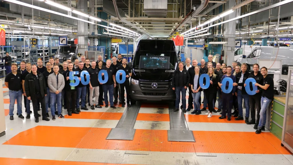 Aniversario de producción en Düsseldorf: 5.000.000 de furgonetas 1